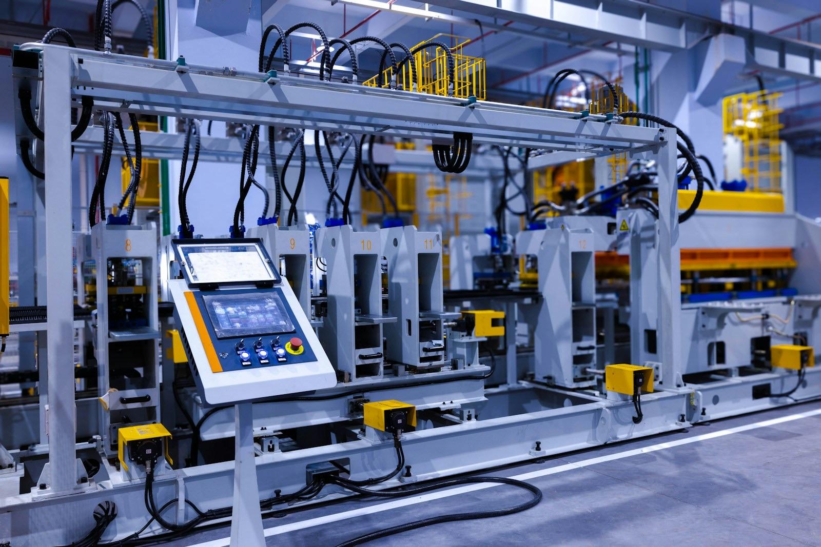 Modern industrial automation with digital control systems